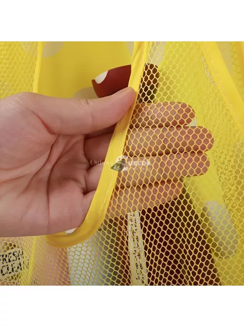 Nagy Kapacitású Béka és Kiskacsa Játék Tároló Táska Tapadókorongokkal