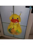 Nagy Kapacitású Béka és Kiskacsa Játék Tároló Táska Tapadókorongokkal