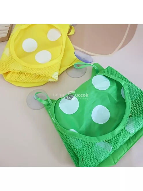 Nagy Kapacitású Béka és Kiskacsa Játék Tároló Táska Tapadókorongokkal