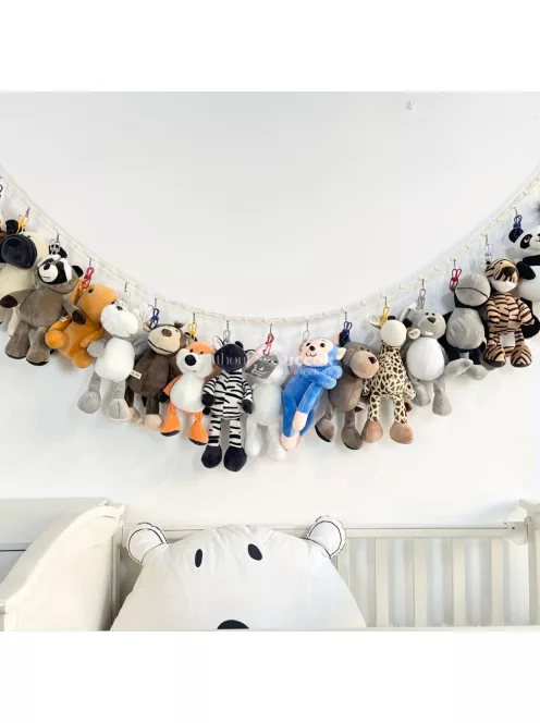 Kitömött Állatbaba-tároló Függőágy