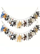 Kitömött Állatbaba-tároló Függőágy