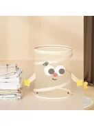 Multifunkciós Kerek Játéktároló Kosár Aranyos Rajzfilm Kezekkel