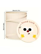 Multifunkciós Kerek Játéktároló Kosár Aranyos Rajzfilm Kezekkel