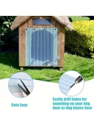 Műanyag kutyaház bejárat fedő