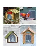 Műanyag kutyaház bejárat fedő