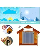 Műanyag kutyaház bejárat fedő