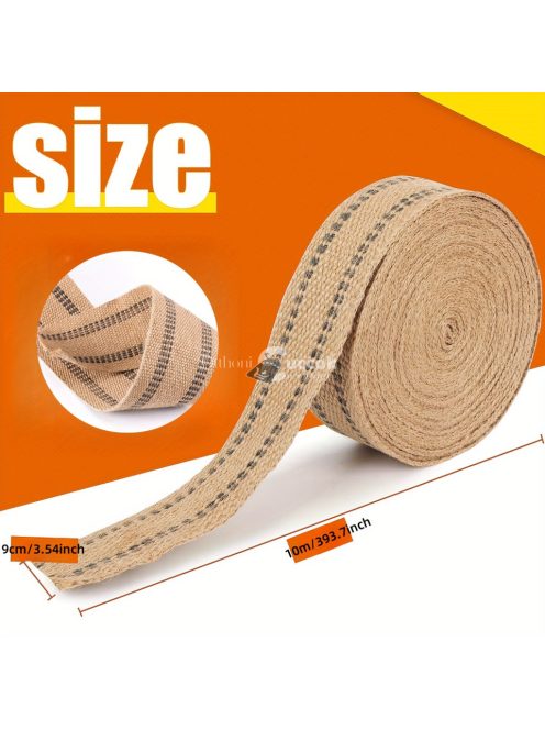 8.89 cm széles zsákvászon tekercs