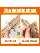 8.89 cm széles zsákvászon tekercs