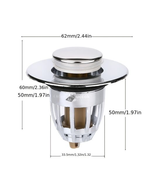 Univerzális dugulásmentes fürdőszobai lefolyódugó