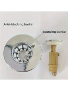 Univerzális dugulásmentes fürdőszobai lefolyódugó