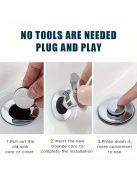 Univerzális dugulásmentes fürdőszobai lefolyódugó