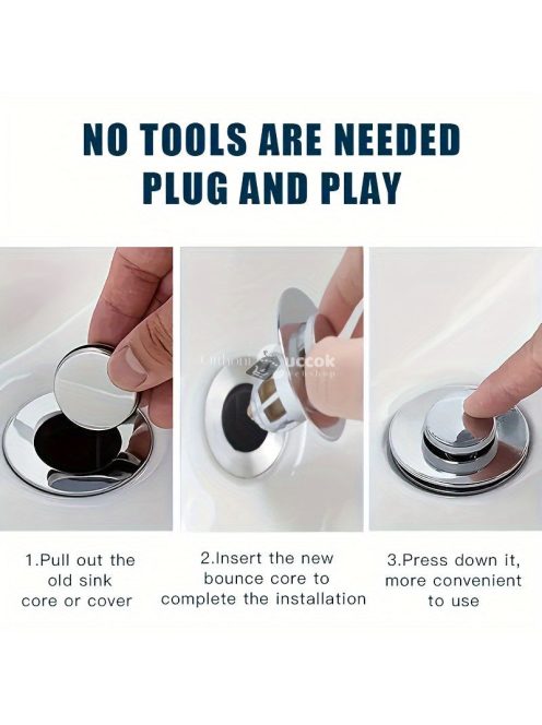 Univerzális dugulásmentes fürdőszobai lefolyódugó