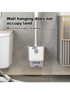 Falra Szerelhető Hosszú Nyelű WC Tisztítókefe Tartóval