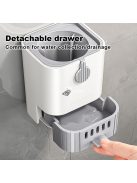 Falra Szerelhető Hosszú Nyelű WC Tisztítókefe Tartóval