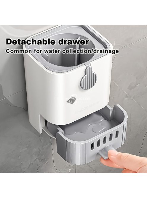 Falra Szerelhető Hosszú Nyelű WC Tisztítókefe Tartóval