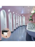 öntapadós műanyag WC-papírtartó perforált fiókkal