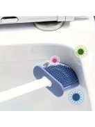 Falra szerelhető szilikon WC-kefe készlet tartóval