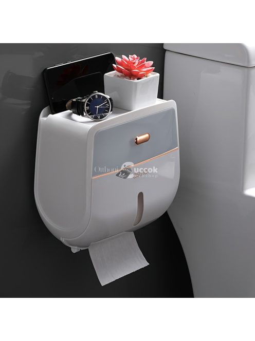 Nagy Kapacitású Dupla Rétegű WC Papír Tartó