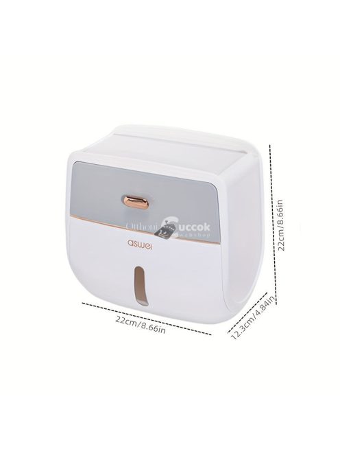 Nagy Kapacitású Dupla Rétegű WC Papír Tartó