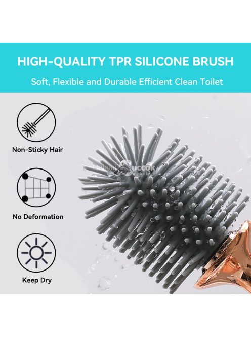 elegáns, WC-csésze kefe készlet