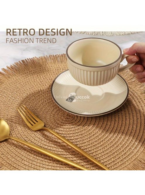 6db Kerek Fonott Tányéralátét