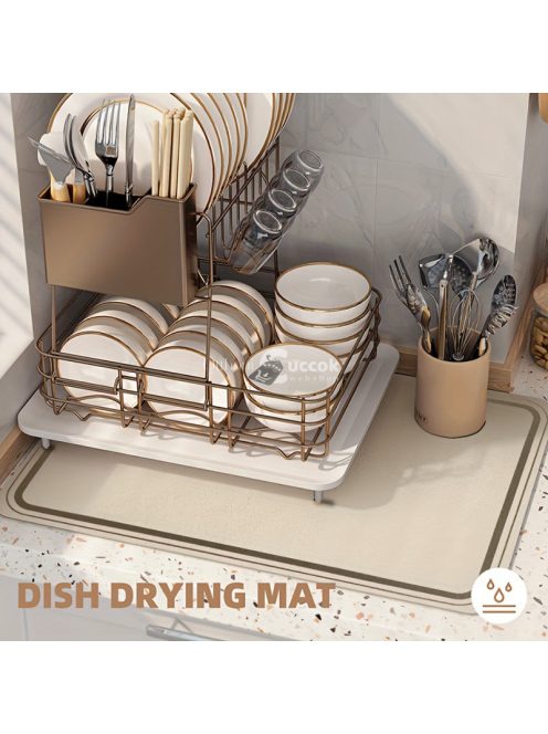 Neoprén edény szárító szőnyeg konyhába