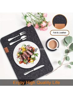 4 db mosható filc alátét és pohár alátét szett