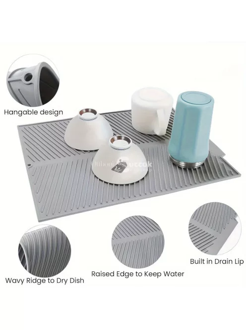 Szilikon edényszárító szőnyeg