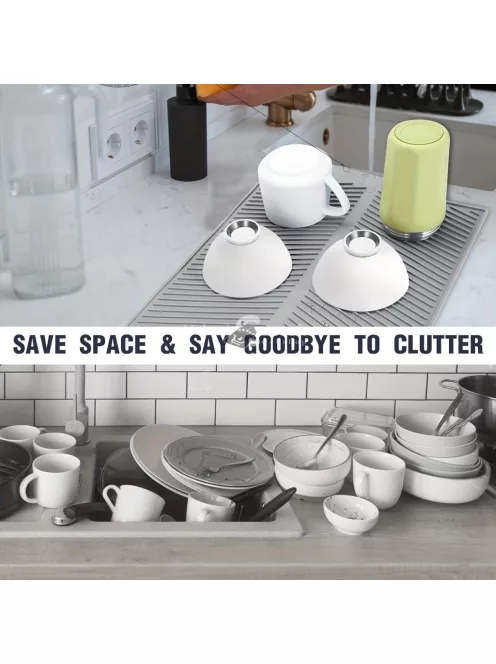 Szilikon edényszárító szőnyeg