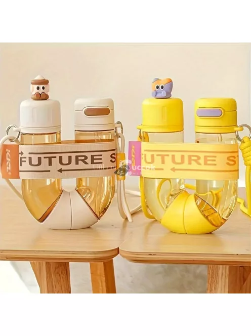 U-alakú kettős rekeszes sport kulacs