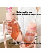 U-alakú kettős rekeszes sport kulacs