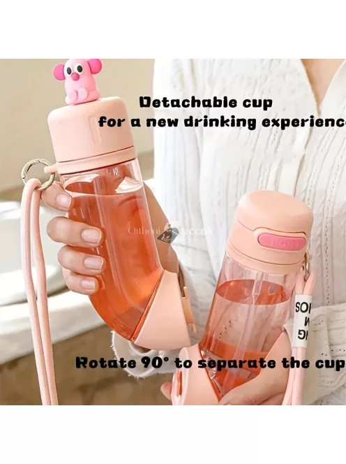 U-alakú kettős rekeszes sport kulacs