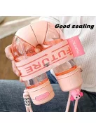 U-alakú kettős rekeszes sport kulacs