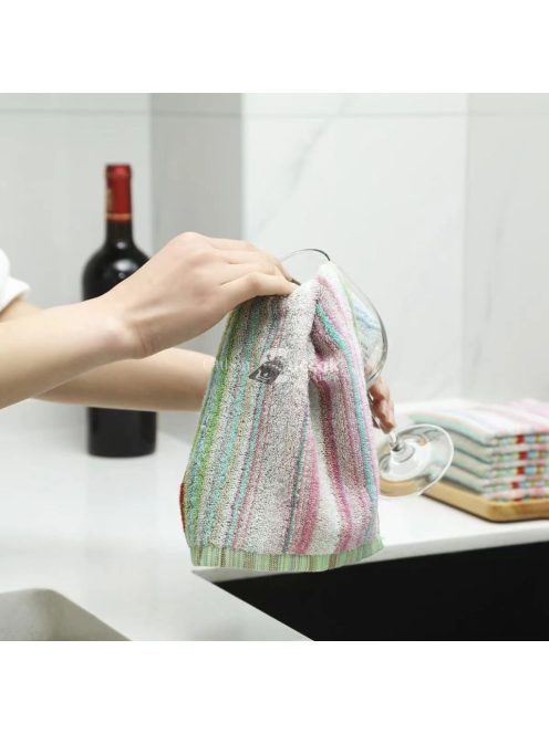 6db négyzet alakú törölköző