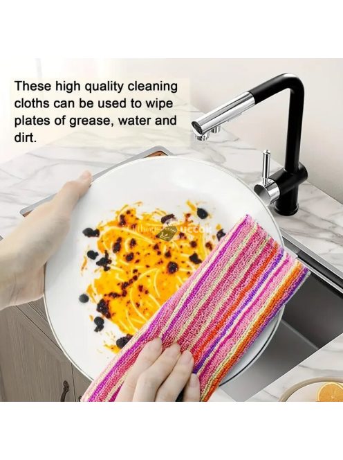 6db négyzet alakú törölköző