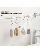 1db rozsdamentes acél kampó