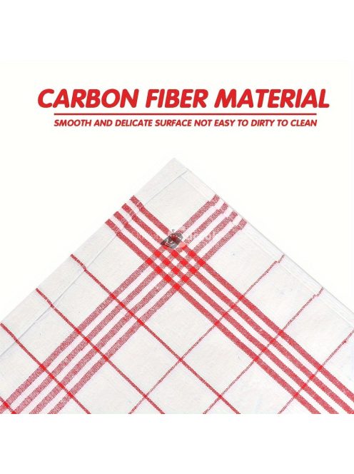 Piros és kék kockás pamut konyhai törölköző