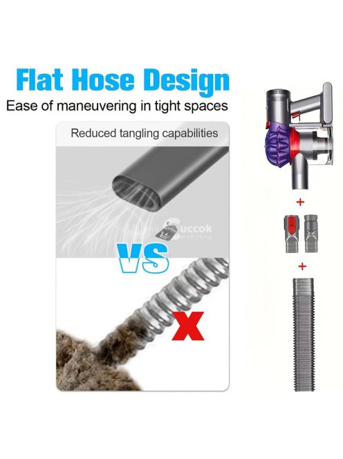 Rugalmas porszívó tömlő készlet