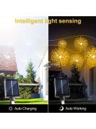 2db-os napelemes kültéri tűzijáték fény