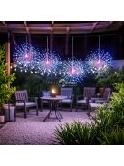 2db-os napelemes kültéri tűzijáték fény