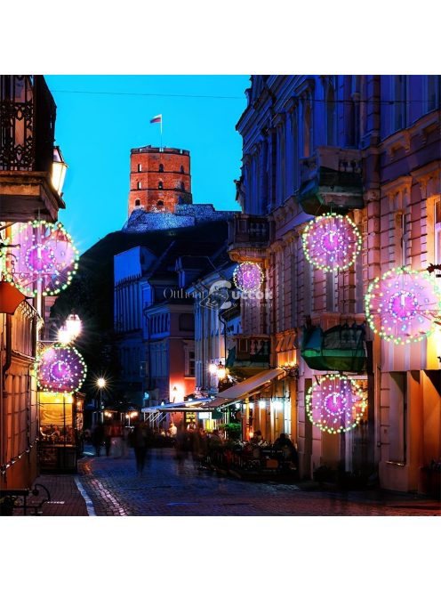 2db-os napelemes kültéri tűzijáték fény