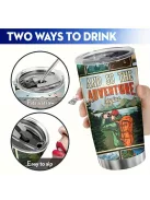 Túrázós Rozsdamentes acél termosz 600ML