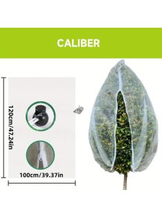   Kerti Védőháló Zsinórral és Cipzárral - Rovar- és Madárvédelem