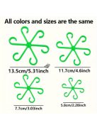 4db műanyag tartóelem növény száraihoz