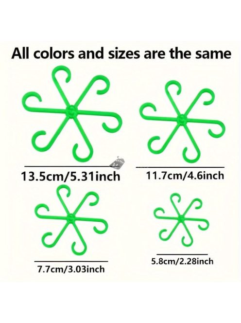 4db műanyag tartóelem növény száraihoz