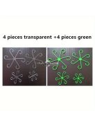 4db műanyag tartóelem növény száraihoz