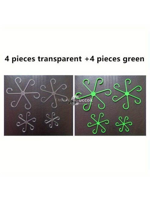 4db műanyag tartóelem növény száraihoz