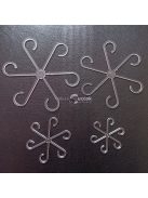 4db műanyag tartóelem növény száraihoz