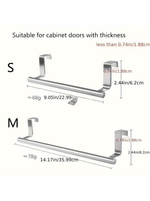 Rozsdamentes acél törülközőtartó