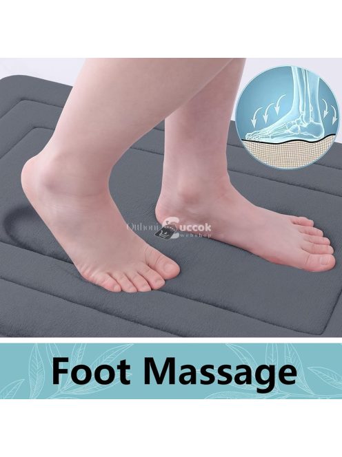 Memóriahabos, extrém puha fürdőszoba szőnyeg